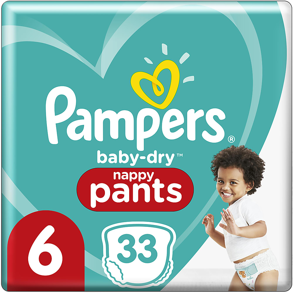 Pampers Couches baby-dry taille 7 Extra Large, 15+ kg