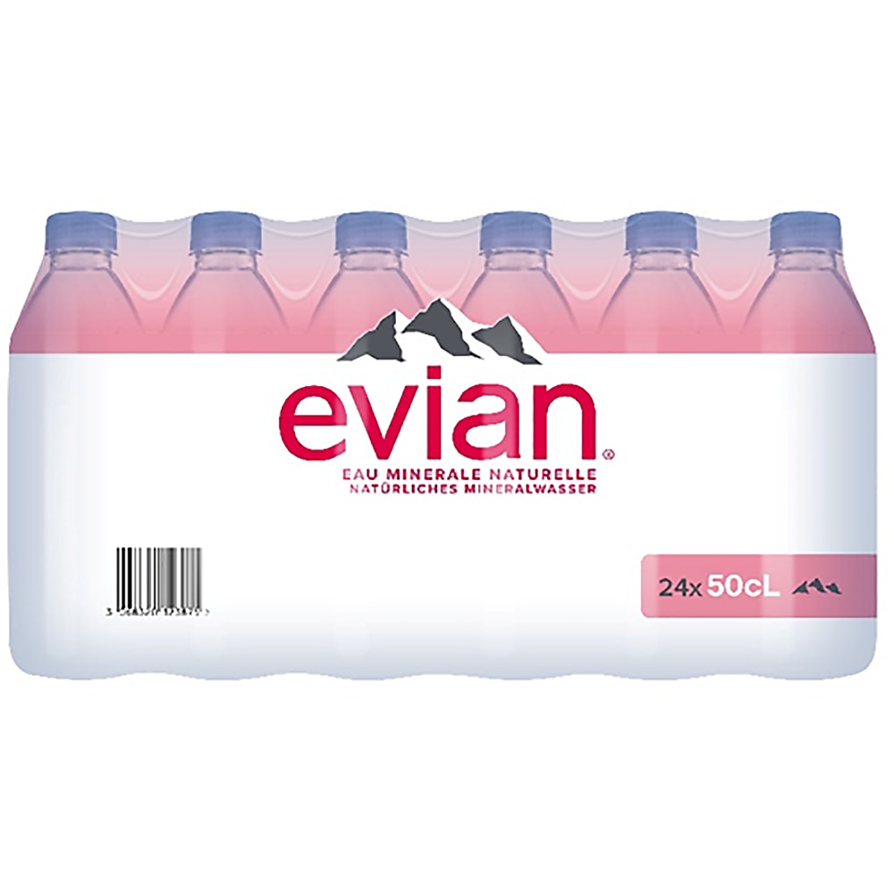 Evian Water 500ml (24 x 500ml) - Discount Coffee