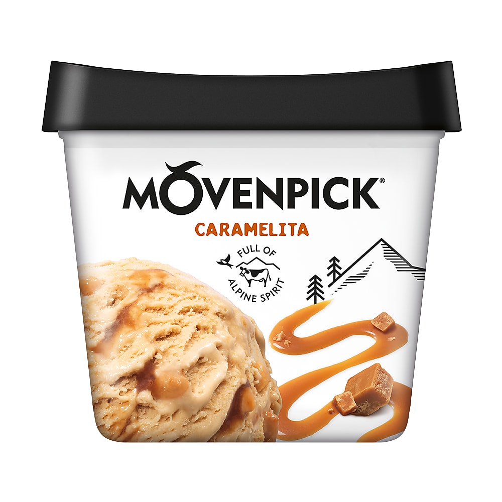 Mövenpick · Crème glacée · Caramelita