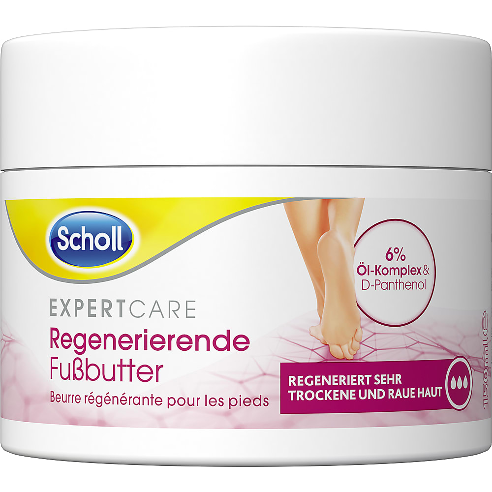 & Scholl foot Oil Regenerating Migros 6% Expert Care · • complex D-Panthenol butter Buy ·