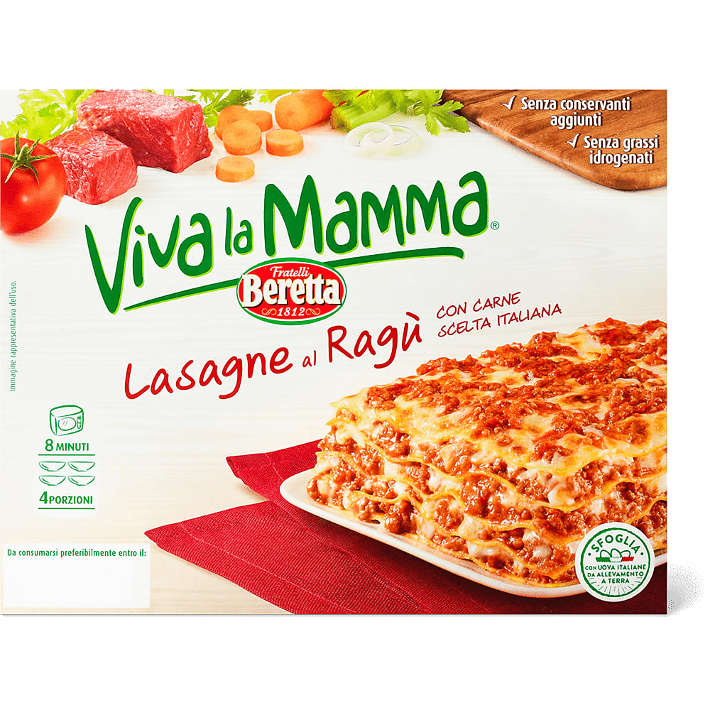 Buy Fratelli Beretta Viva la Mamma · Lasagne al Ragu • Migros