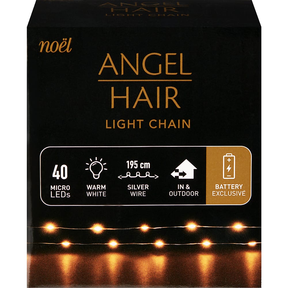 Starry led angel hair store