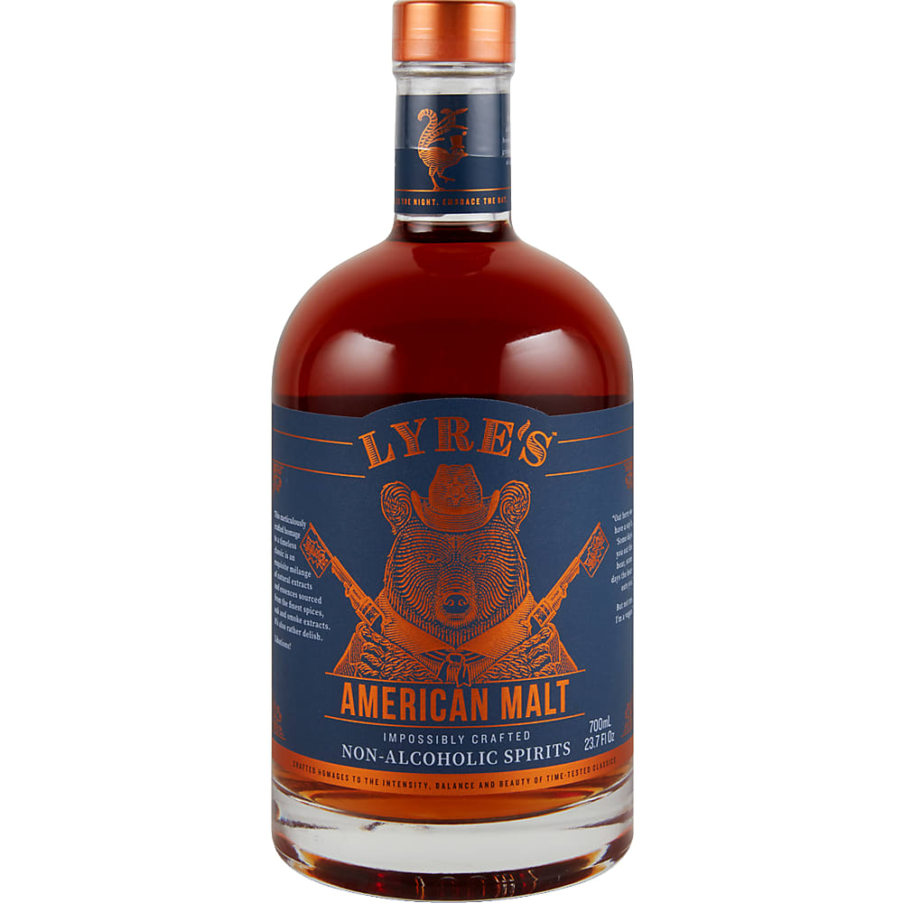 Lyre's American malt Whiskey sans alcool