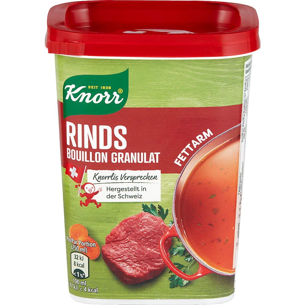 Buy Knorr · Beef stock · Granules • Migros Online