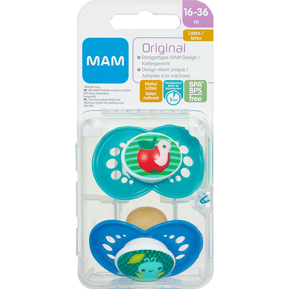 2 Sucettes MAM PURE personnalisées | 0-6 mois | 100% Durable