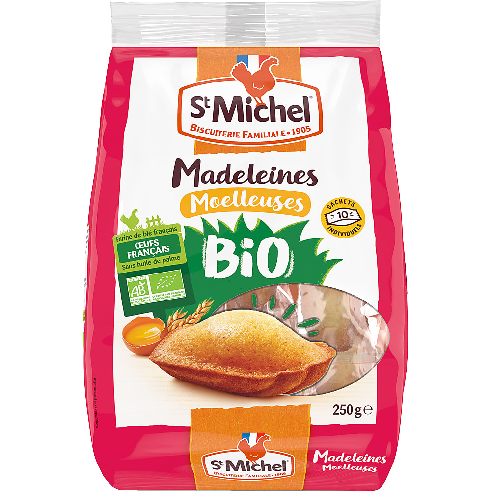 Achat St-Michel · Madeleine individuelle moelleuse Bio • Migros