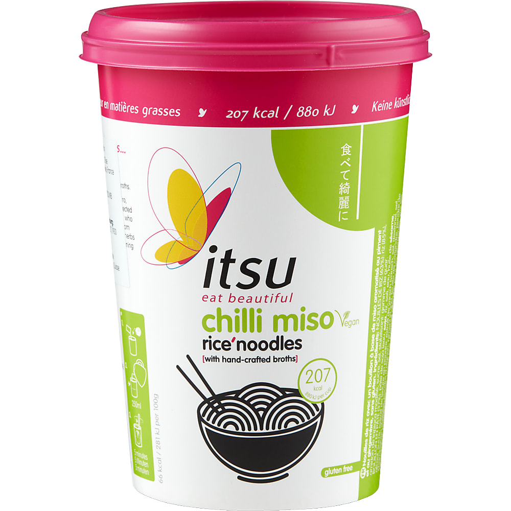 Itsu · Rice Noodle · Chili Miso • Migros