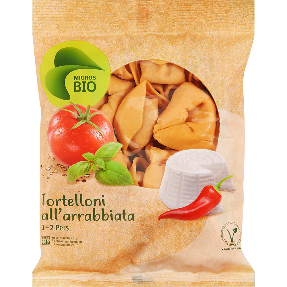 Acquista Migros Bio · Tortelloni · all'arrabbiata • Migros