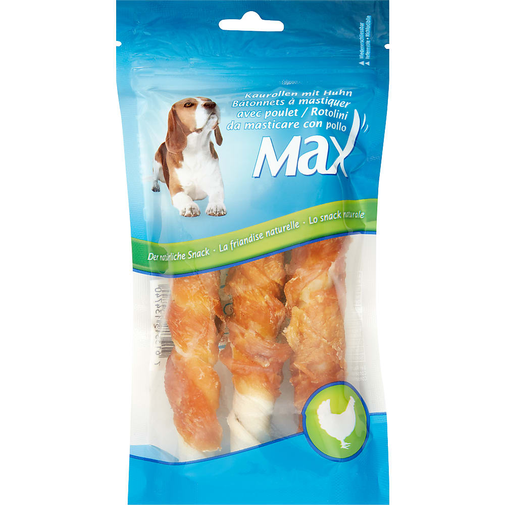 Acquista Max · Snack per cani · Rotolini da masticare al pollo • Migros  Online