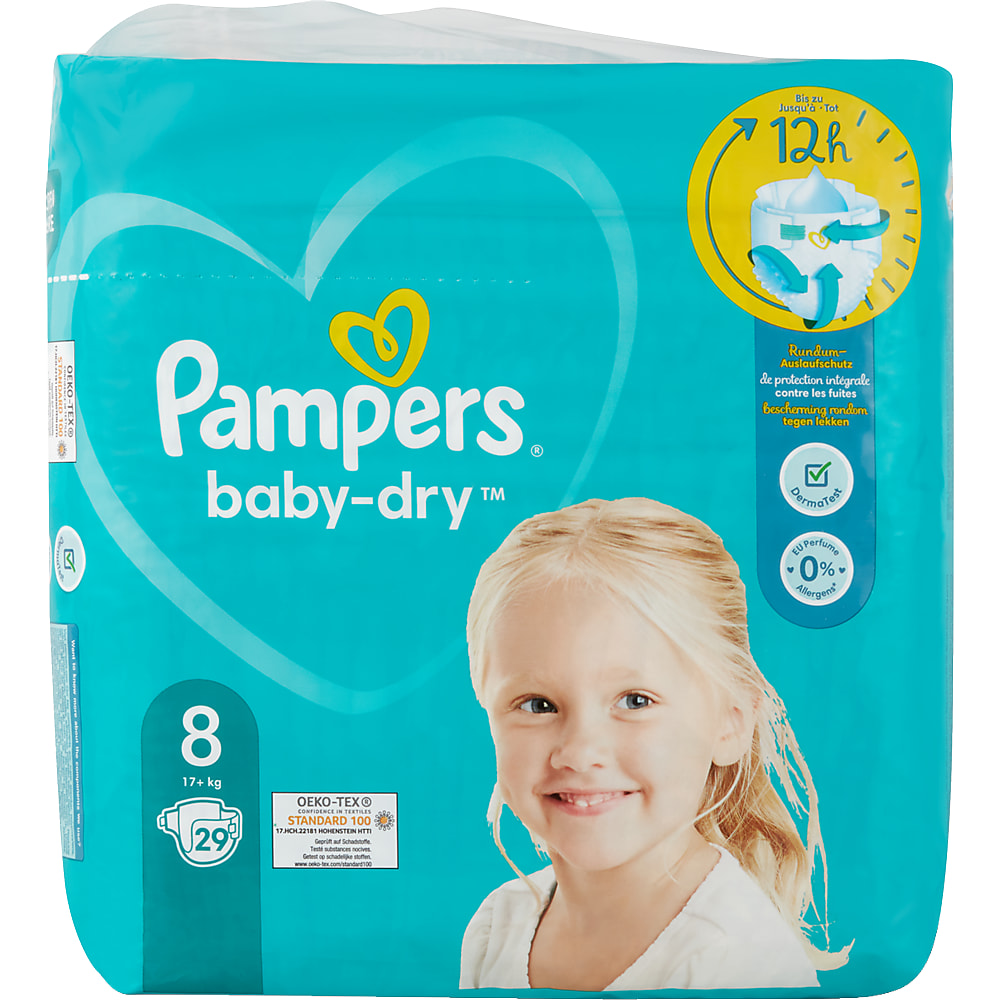 Pampers Baby Dry Nappy Pants - Size 7 - 50 Nappy Pants | eBay
