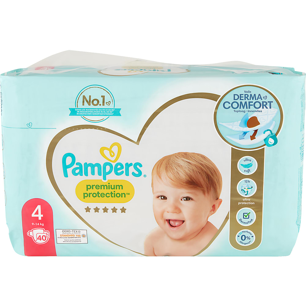 Pampers Premium Protection · Couches · Taille 4 914kg • Migros