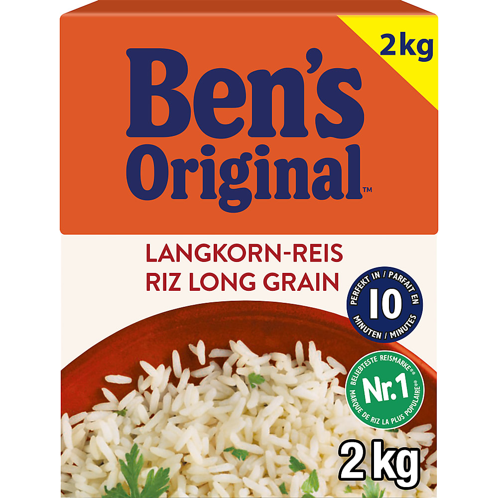 BEN'S ORIGINAL  Riz Long Grain 10mn Vrac 1kg