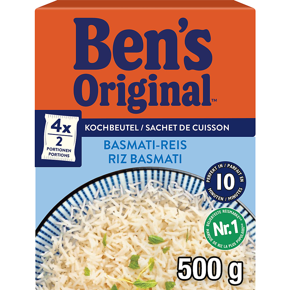 BEN'S ORIGINAL - Riz Jasmin 1 kg BEN'S ORIGINAL