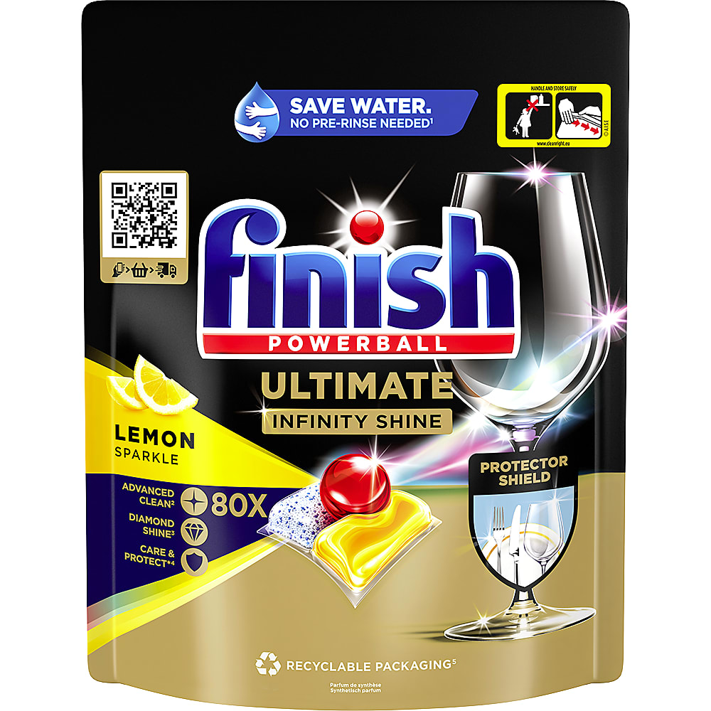Achat Finish Calgonit Ultimate Infinity Shine · Tablettes pour  lave-vaisselle · Lemon Sparkle - Bouclier protecteur • Migros