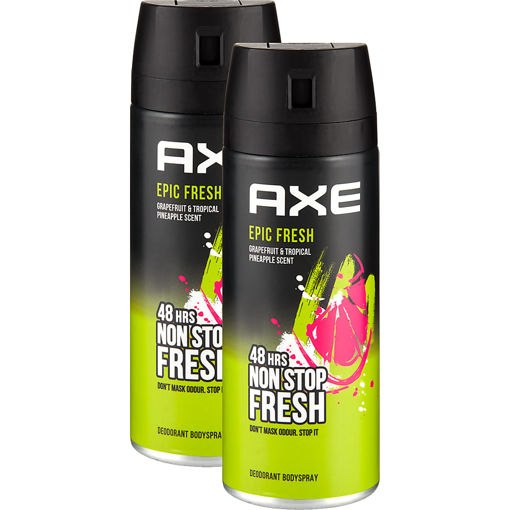 Axe Epic Fresh · Déodorant spray · 48h, sans sel d'aluminium • Migros