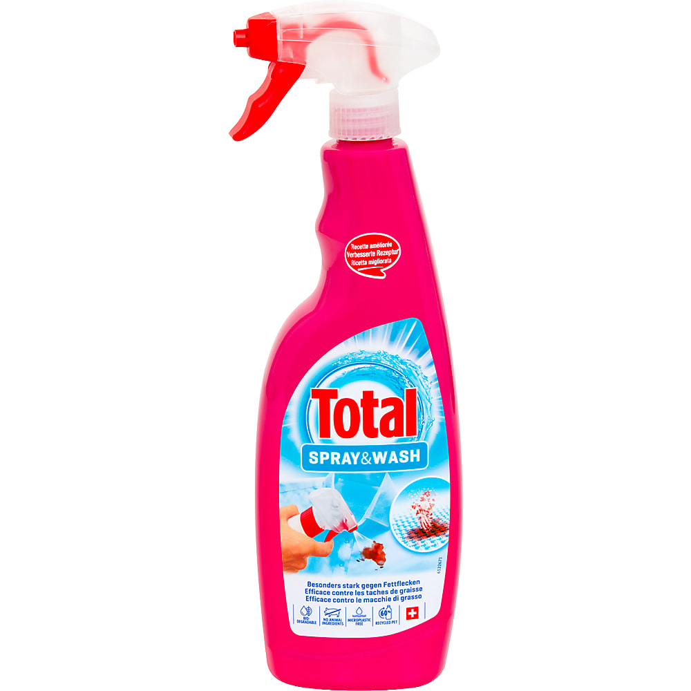 Buy Total · Prewash cleaner · Spray & wash • Migros