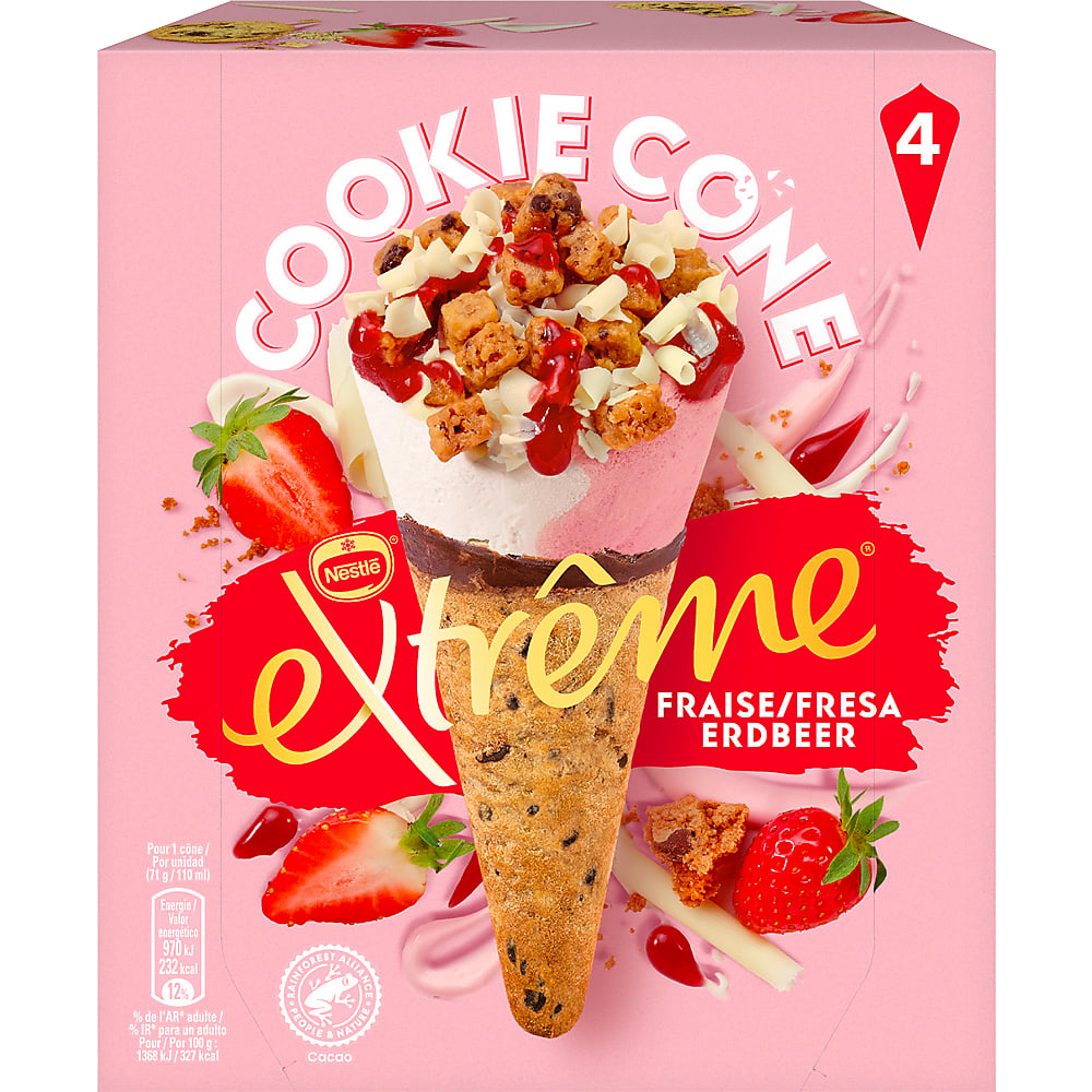 Frisco Extrême · Ice cream cone · strawberry • Migros