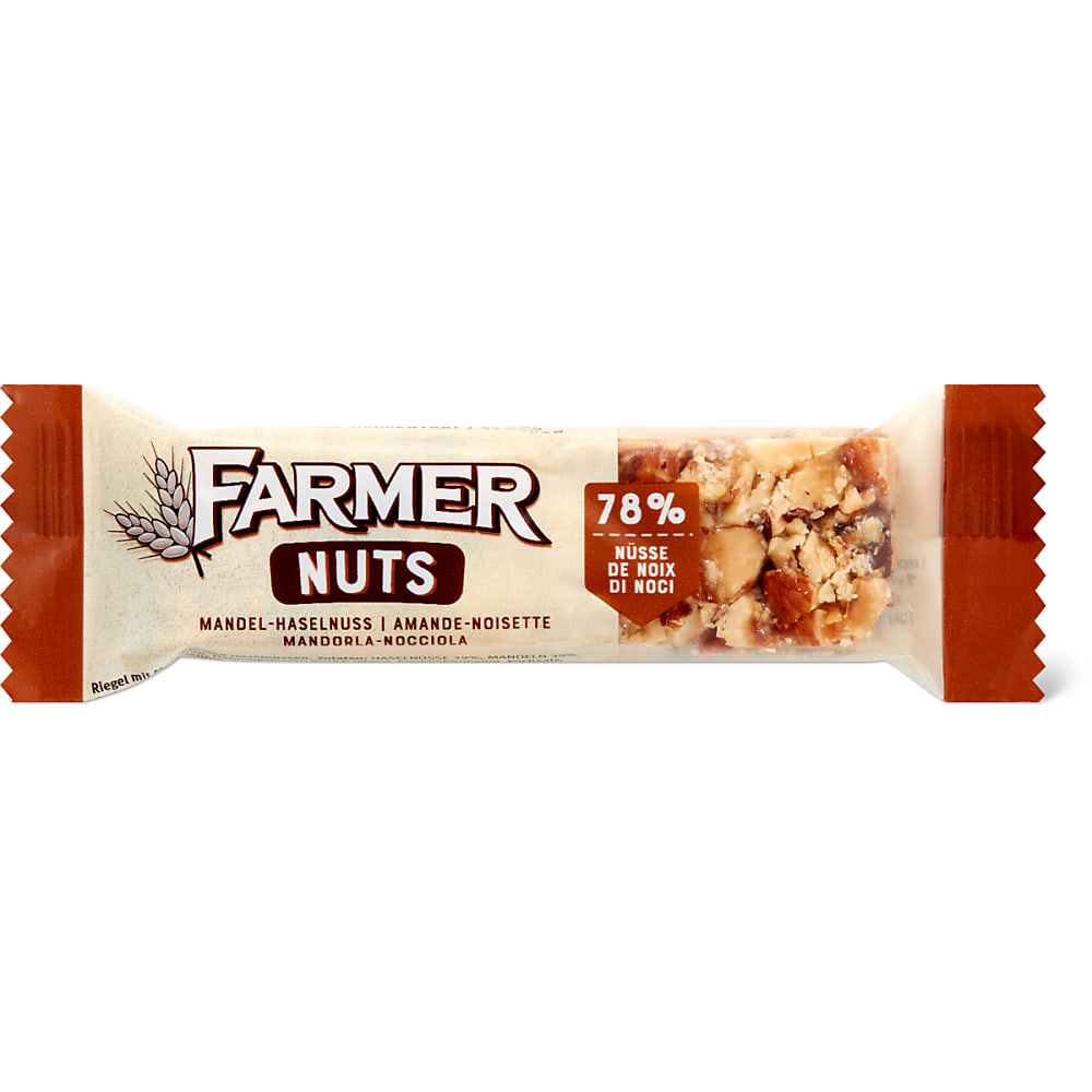 Farmer · Riegel mit Mandeln und Haselnüssen • Migros