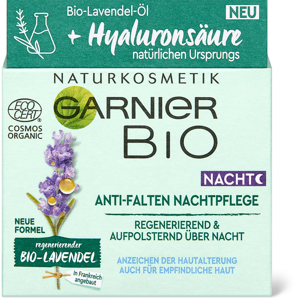 Kaufen Garnier Bio · Nachtcreme Bio - · • Anti-Age Migros mit Lavendel