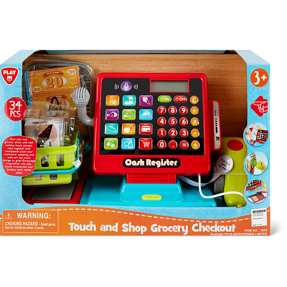 Play · Cash register · 3 years and over • Migros