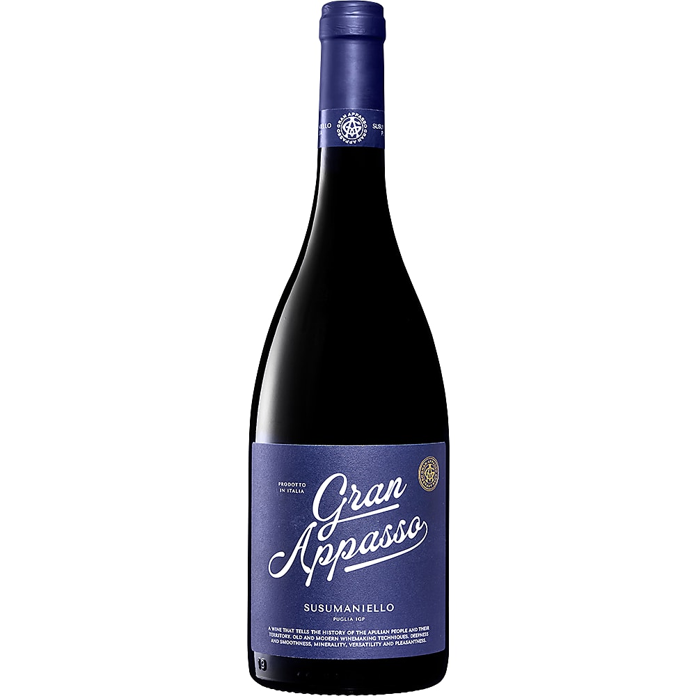 Italy Apulia Puglia Susumaniello wine Buy Gran IGP · 2022 · red • - - Migros Appasso