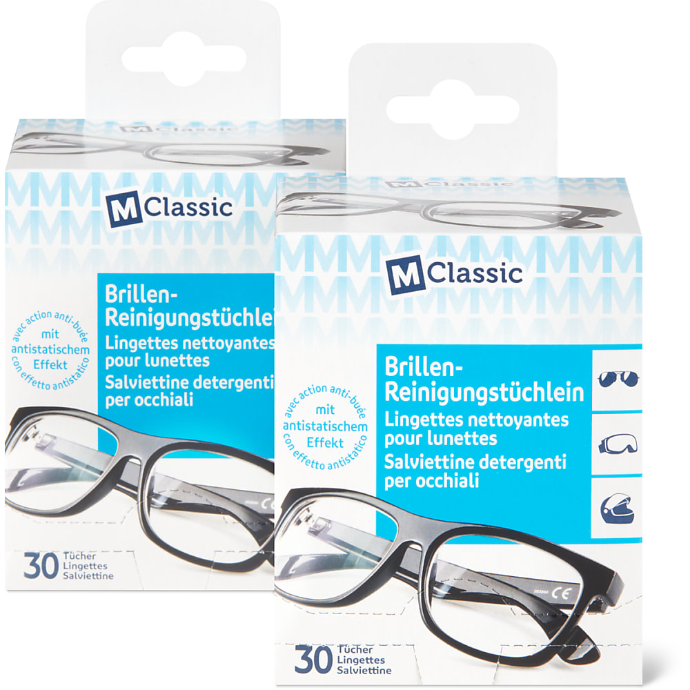 MClassic · Lens cleaning wipes • Migros