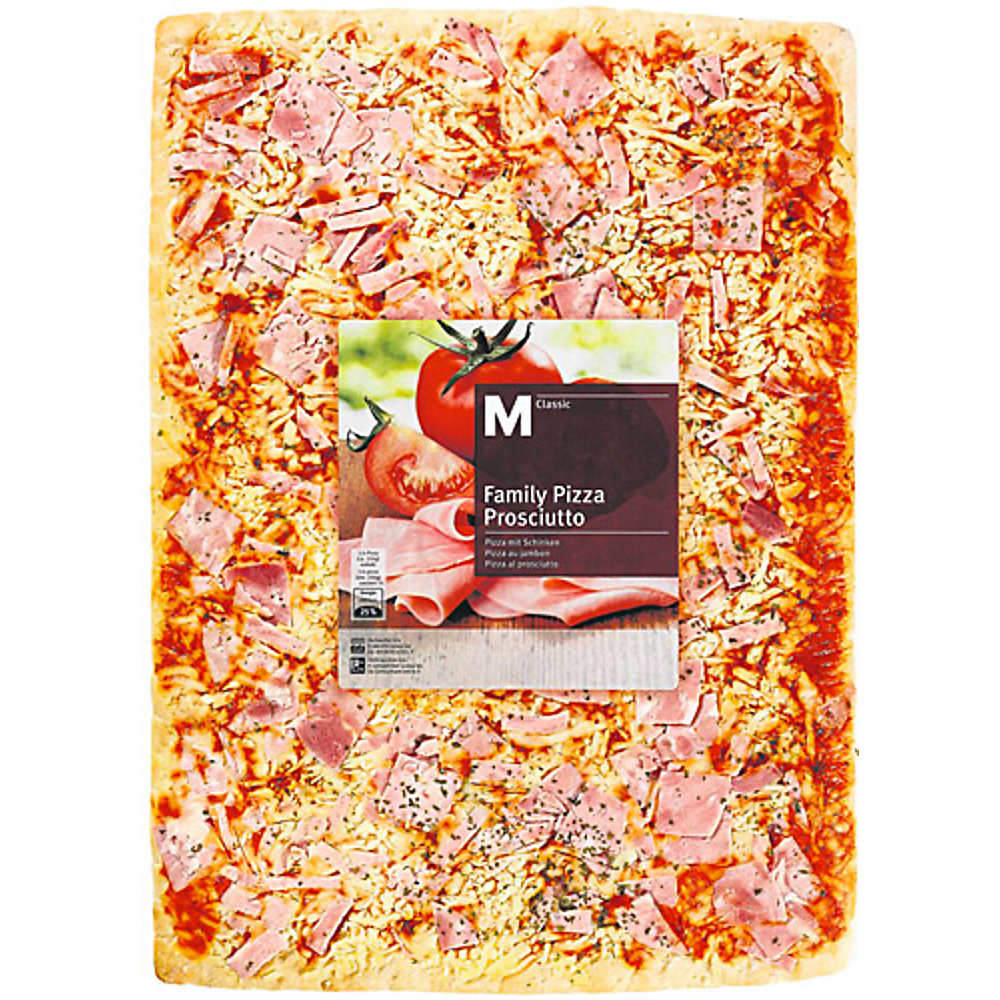 M Classic · Family Pizza · Prosciutto • Migros