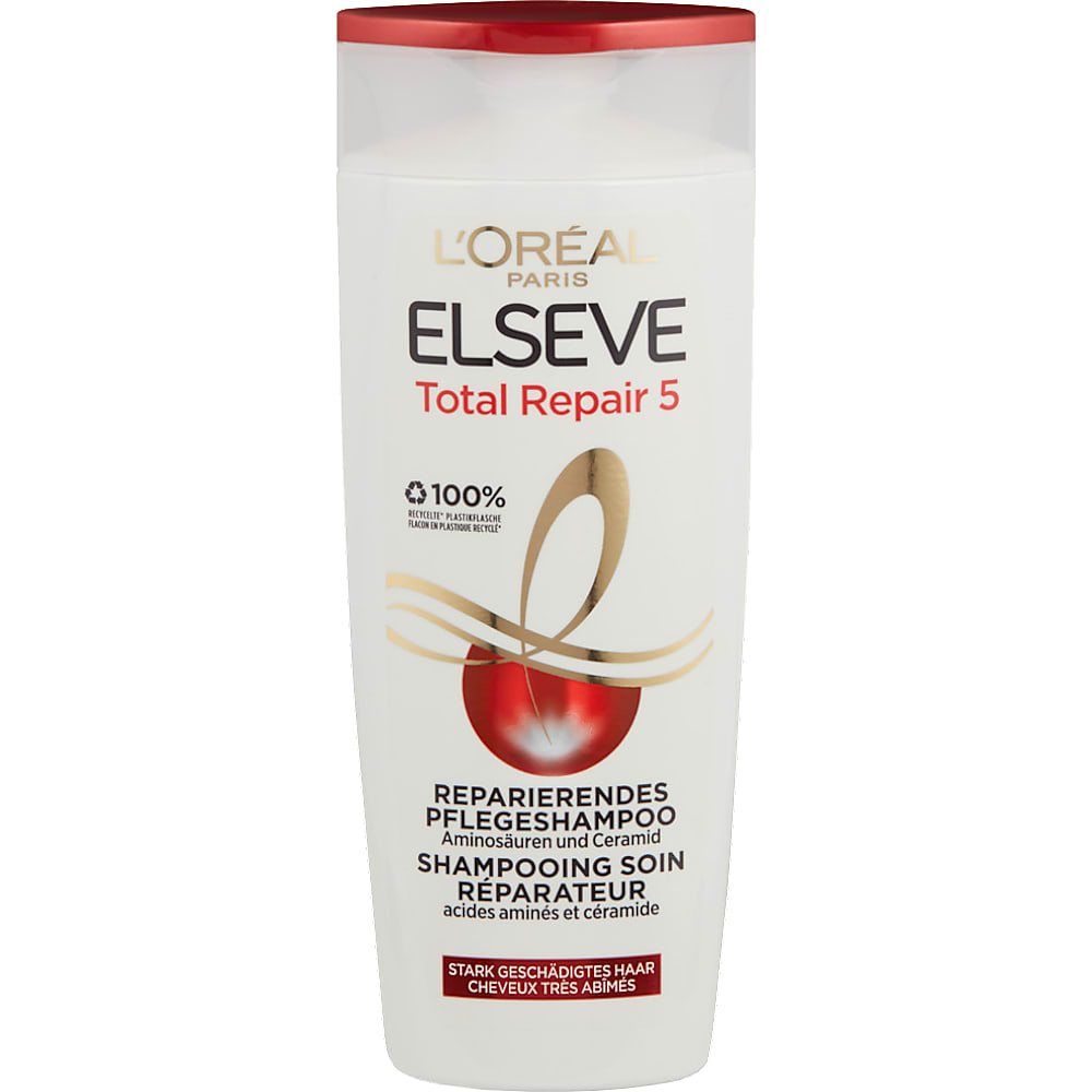 L'Oréal Total Repair 5 Shampoo Für Geschädigtes Haar – 350 Ml – Repariert 5 Haarschäden