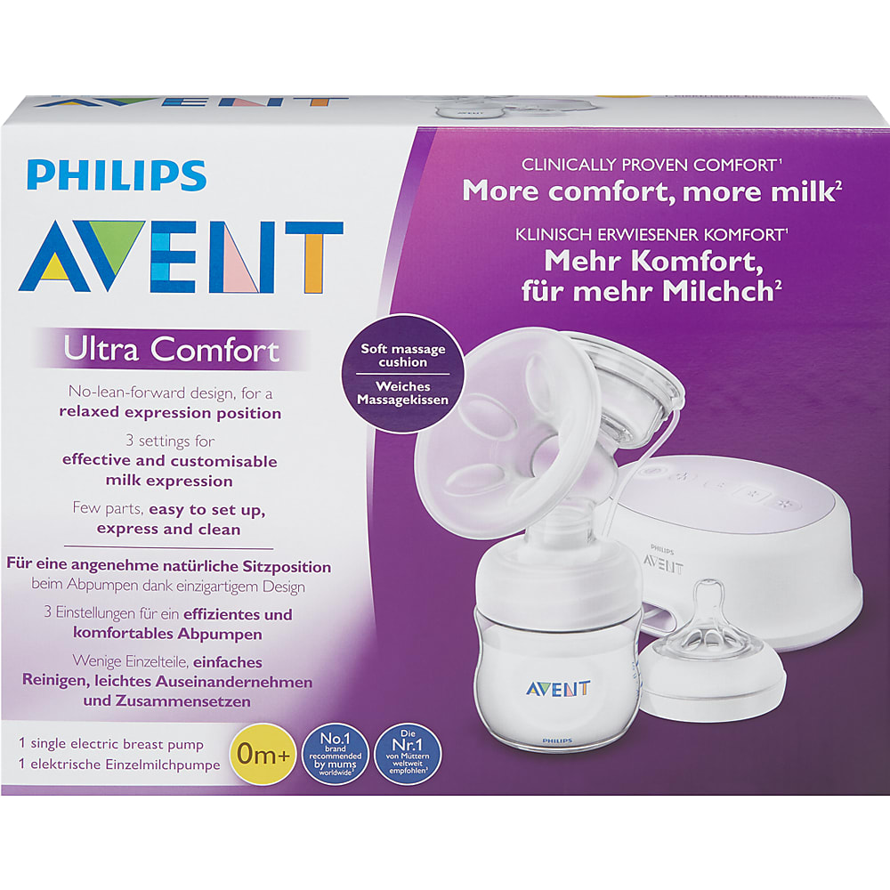 Philips Avent Elektronische Einzelmilchpumpe Natural - 0% PBA