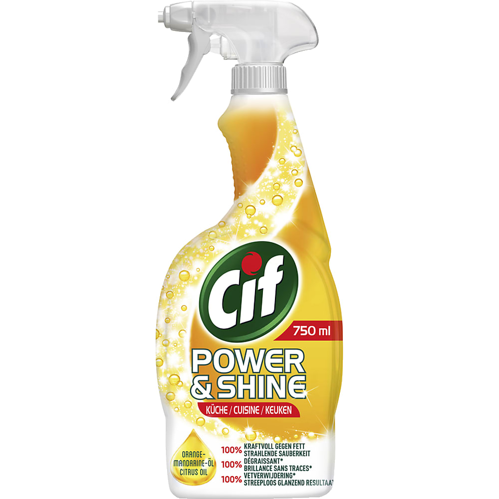 Cif Power & Shine · Küchenreiniger · Orange und MandarineÖl • Migros
