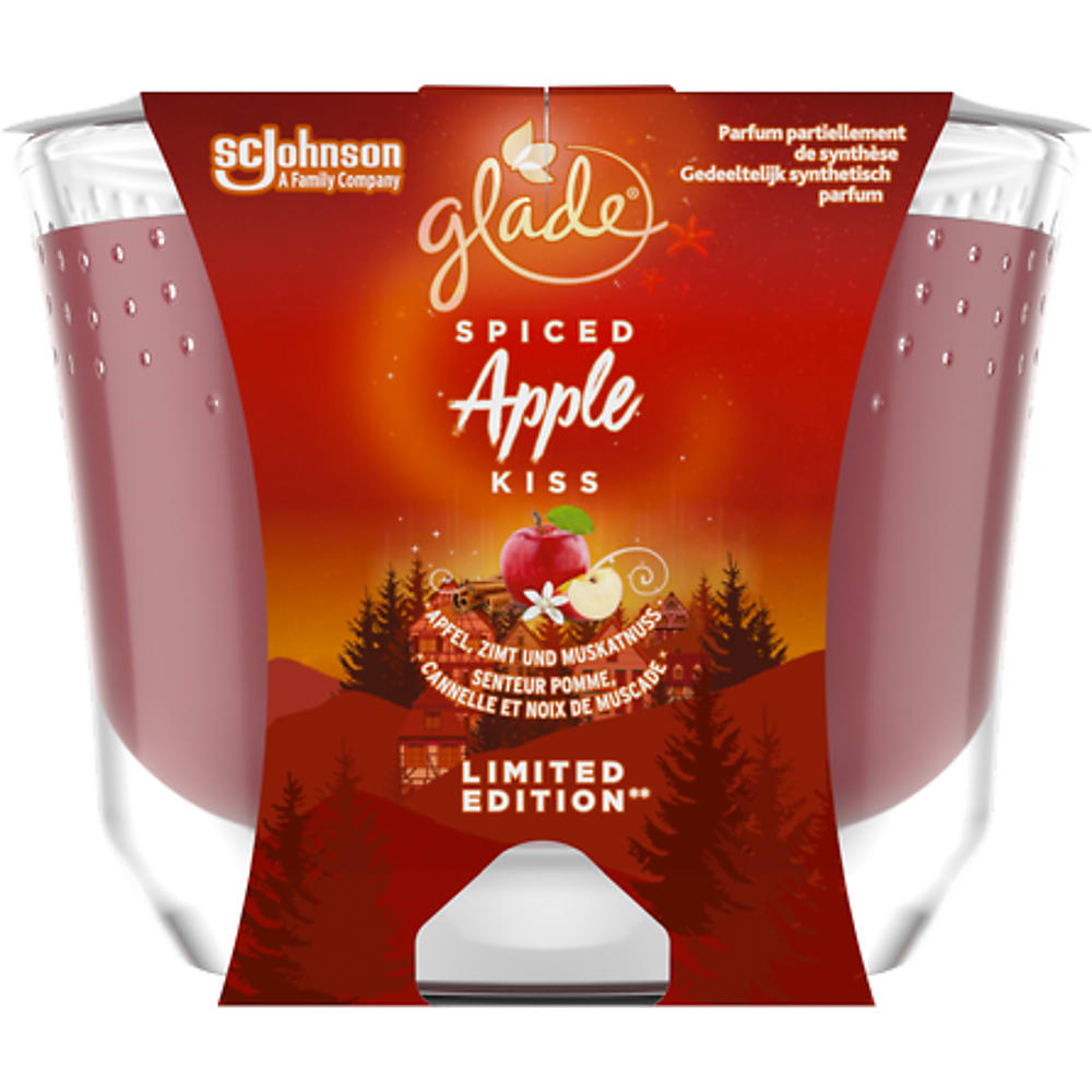 Glade Duftkerze 'I Love You' – Bis Zu 39 Stunden Brenndauer, Mit ätherischen Ölen