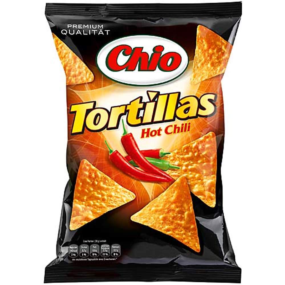 Snack Rouge Chio Tortilla Chips · Snack de maïs au goût de piment rouge · Chili ...