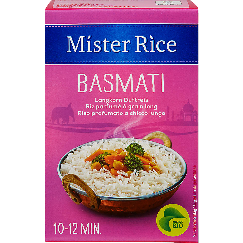 Buy Mister Rice Bio · Basmati rice • Migros