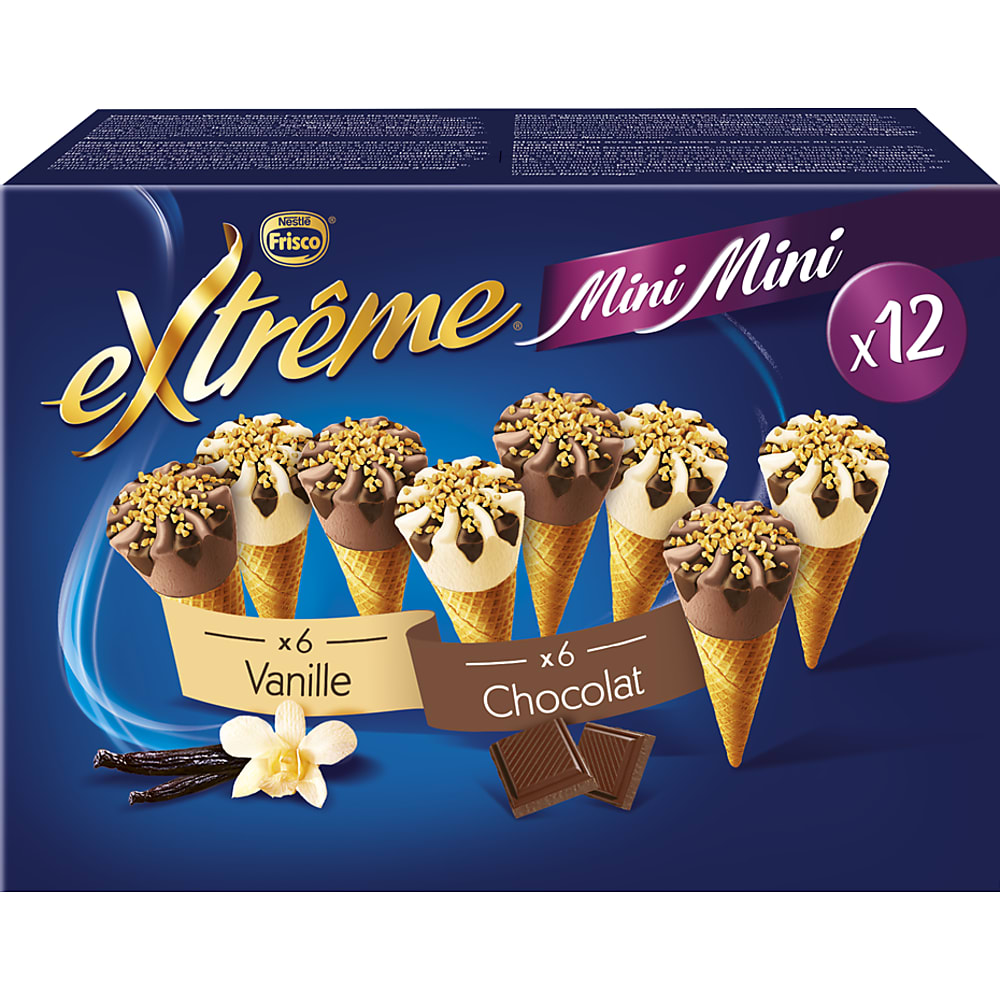Buy Nestlé Frisco Extrême · Mini · 6x Vanille, 6x Chocolat