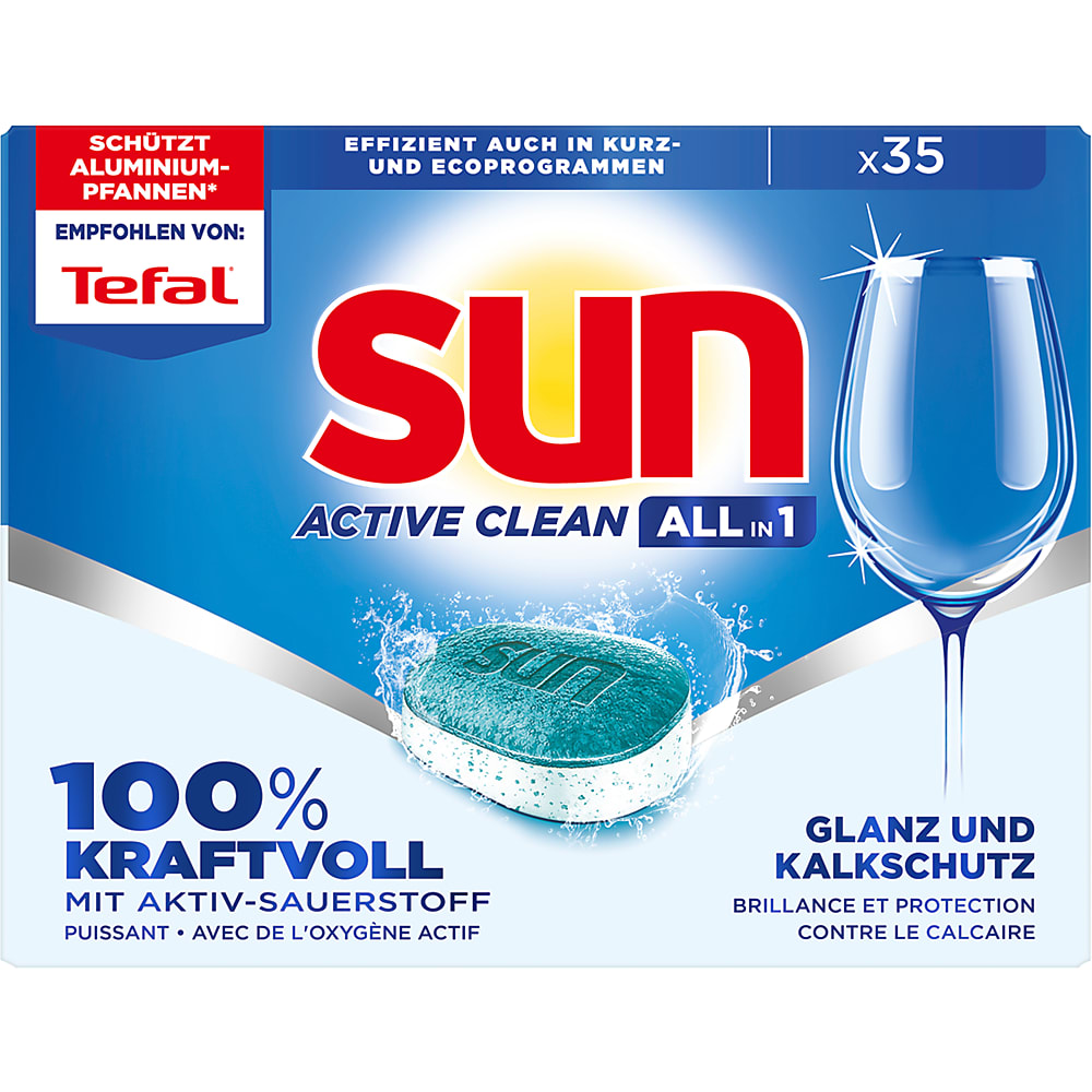 Buy SUN ALLIN1 · Dishwasher tabs · Active Clean • Migros