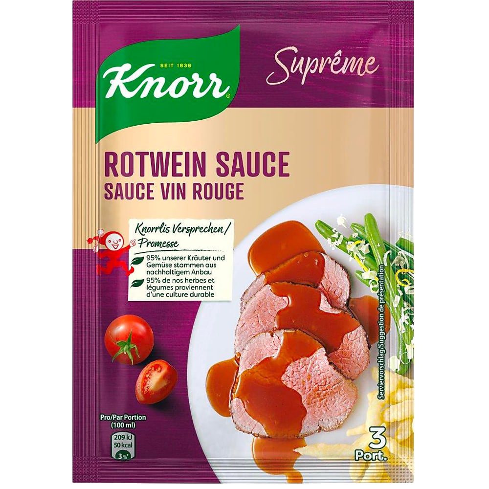 Buy Knorr Suprême · Red wine sauce • Migros