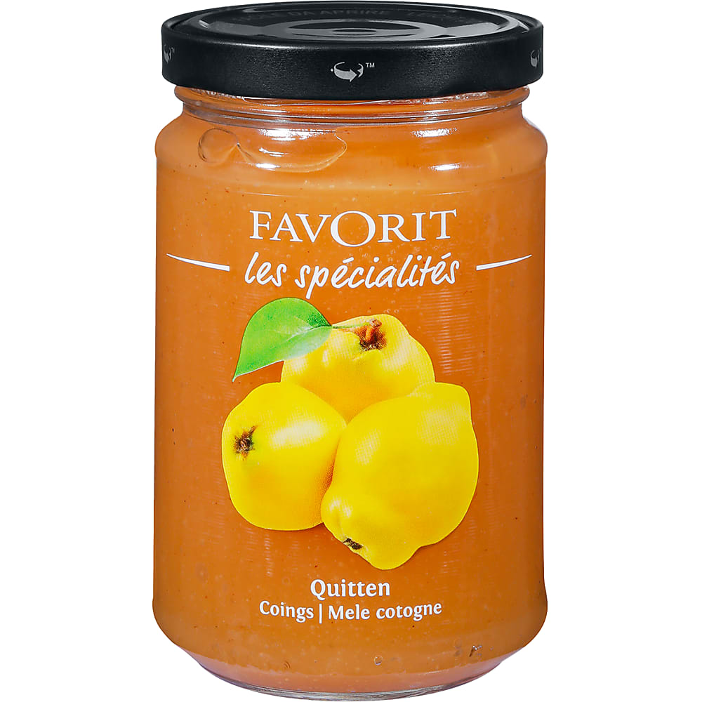 Kaufen Favorit · Konfitüre · Quitten • Migros