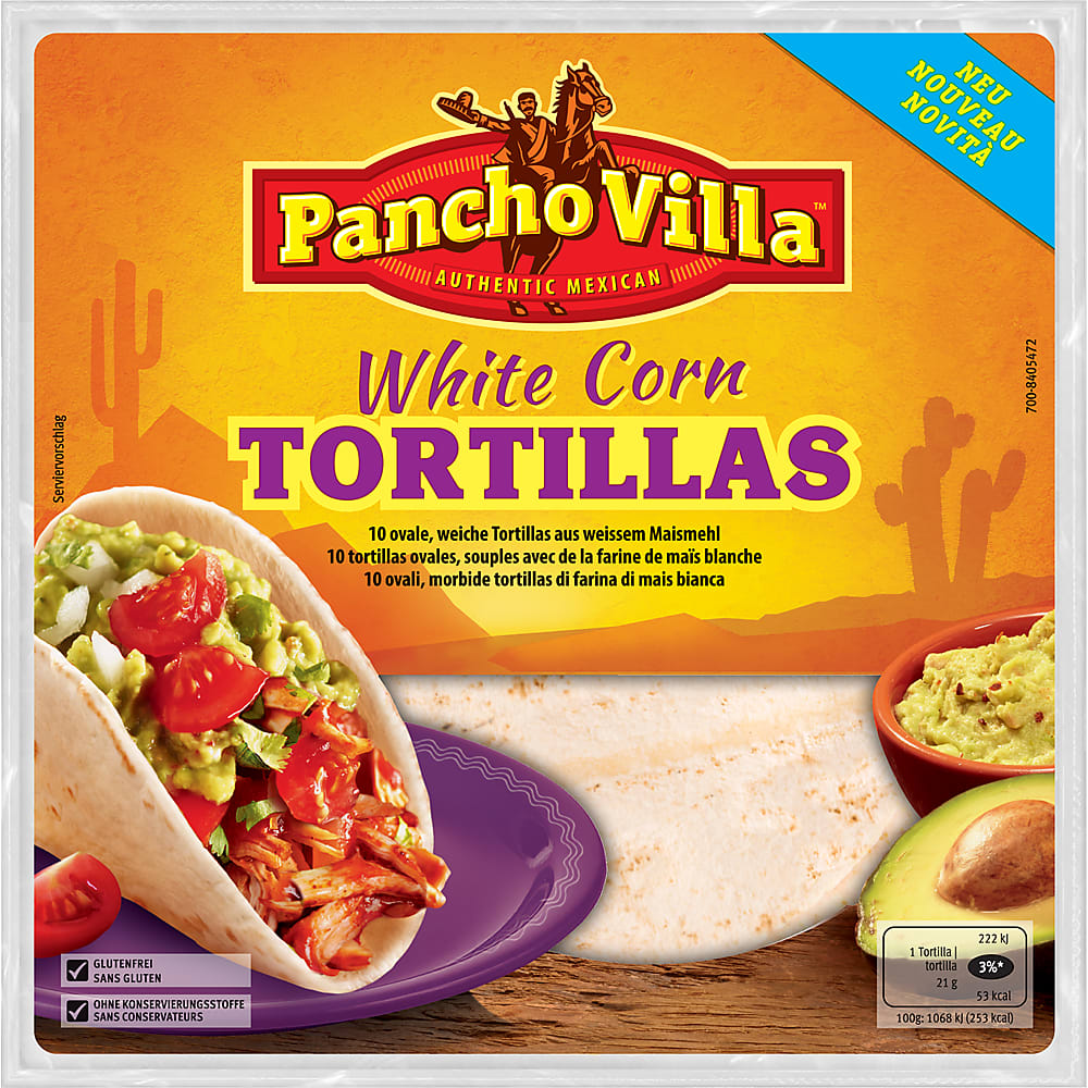 Kaufen Pancho Villa · weiche Tortillas / Wrap aus weissem Maismehl • Migros