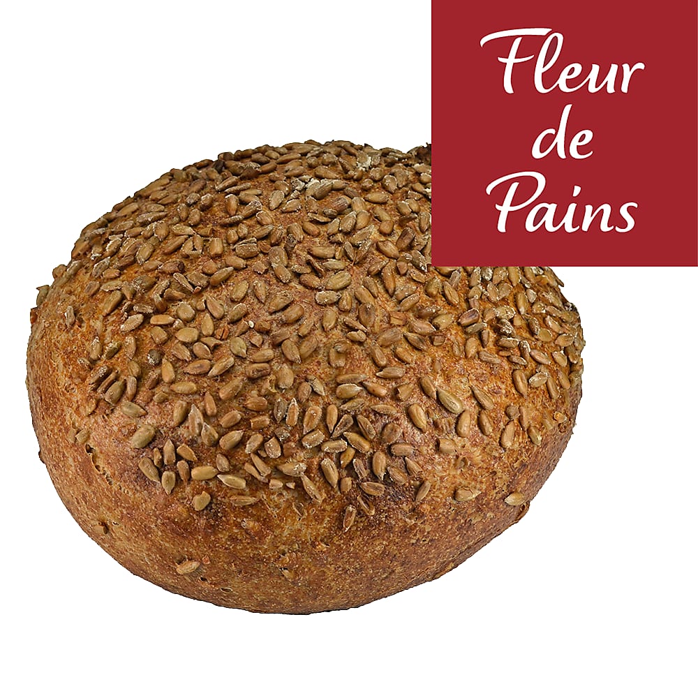 Buy Fleur de Pains · Bread loaf with walnuts and sunflower seeds · with