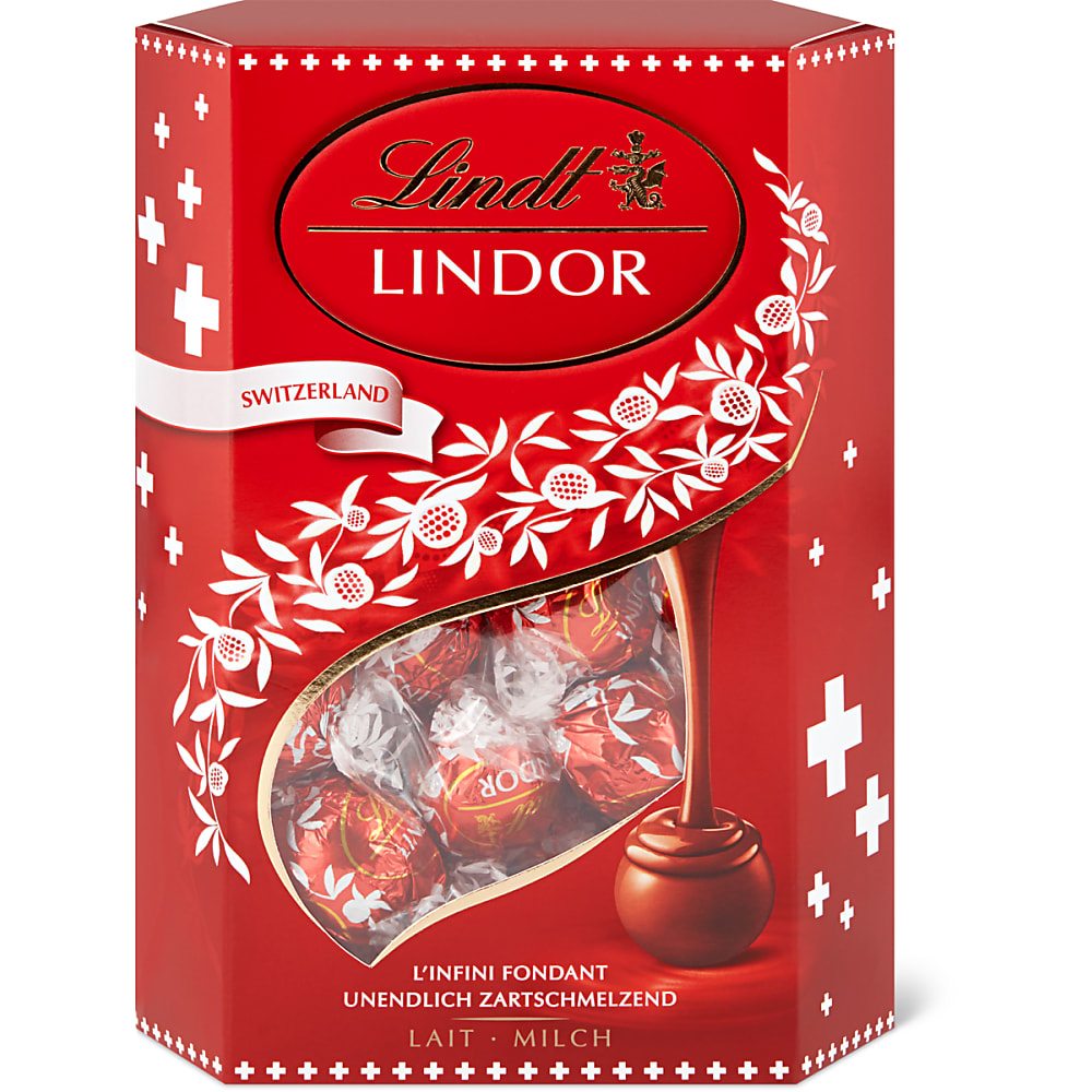 Kaufen Lindt Lindor · Schokoladen Kugeln · Milchschokolade Mit Zartschmelzender Füllung • Migros 5550