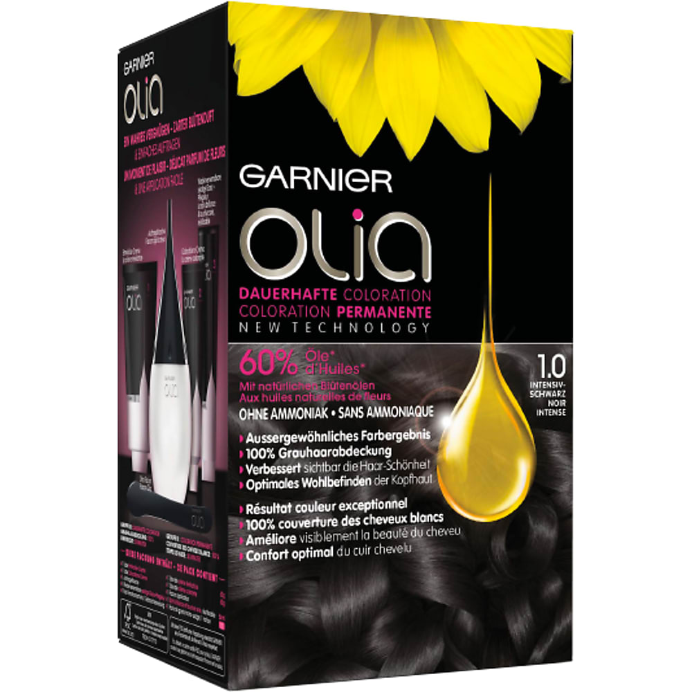 Buy Garnier Olia · Coloration · Noir Intense 1.0 • Migros