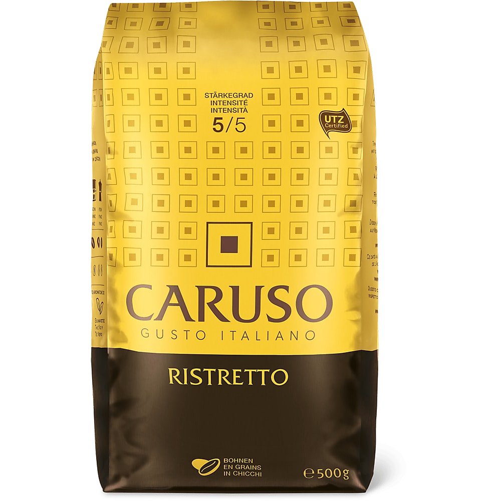 Buy Caruso Gusto Italiano · Roasted coffee · in beans, ristretto, 5/5
