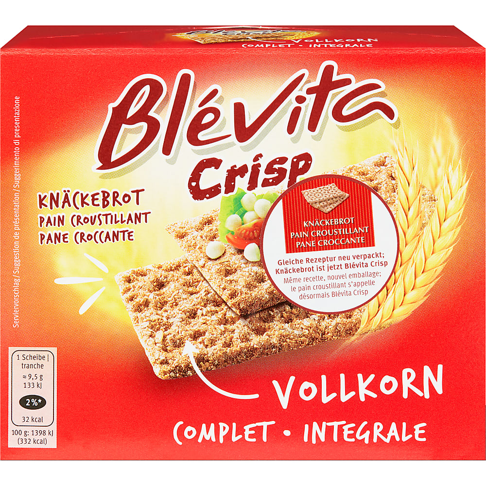 Buy Blévita · Crispbread with wholemeal rye flour • Migros