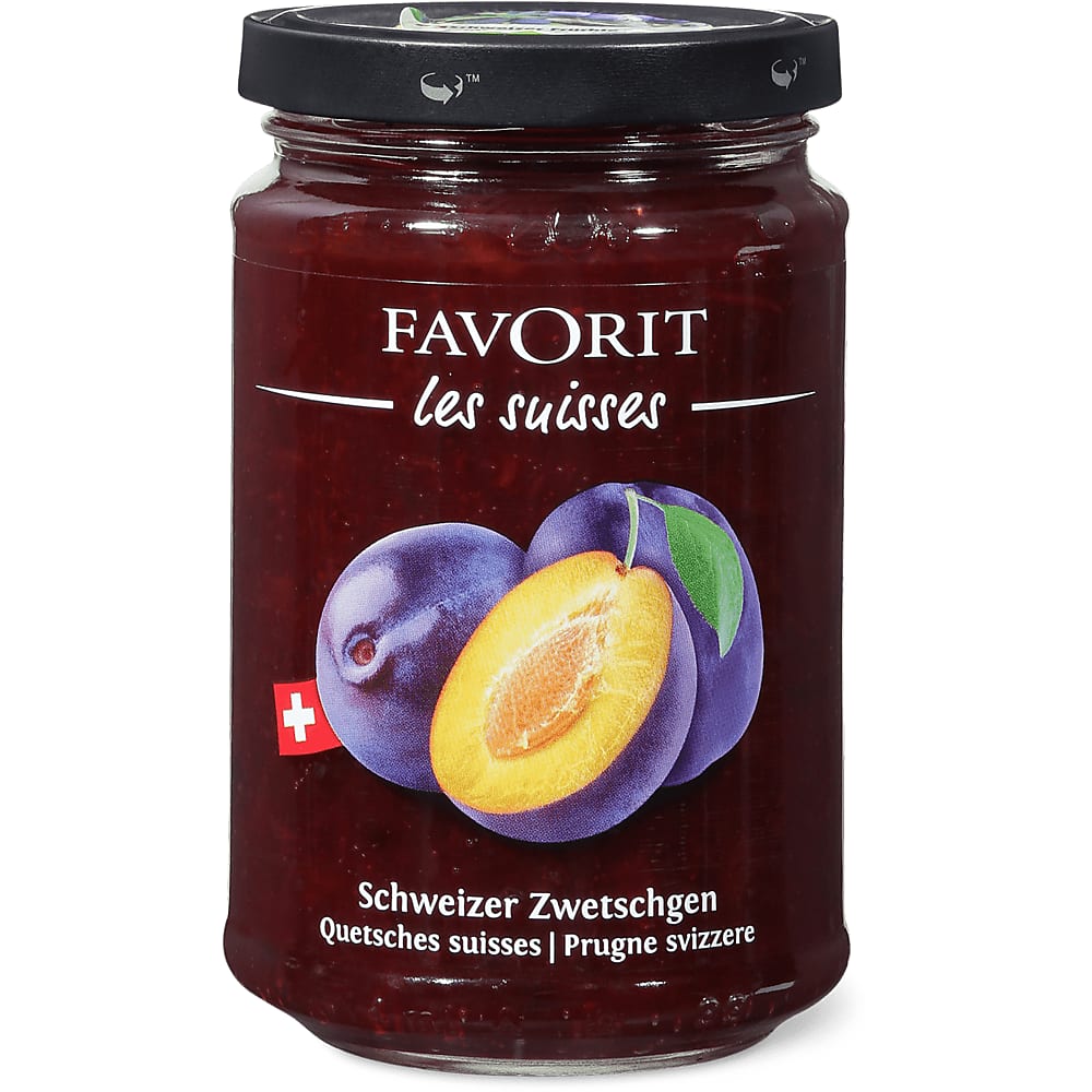 Kaufen Favorit · Konfitüre · Schweizer Zwetschgen • Migros