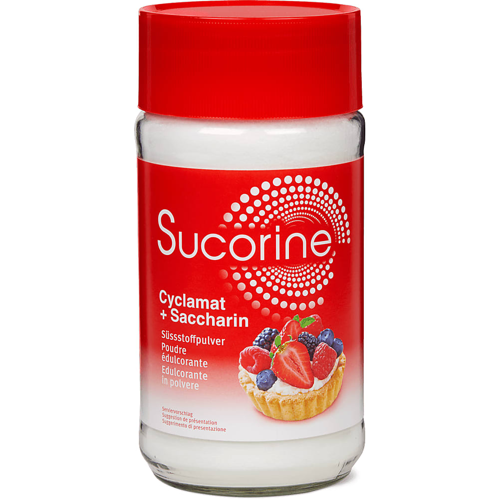 Achat Sucorine · Poudre édulcorante · cyclamate et saccharine • Migros