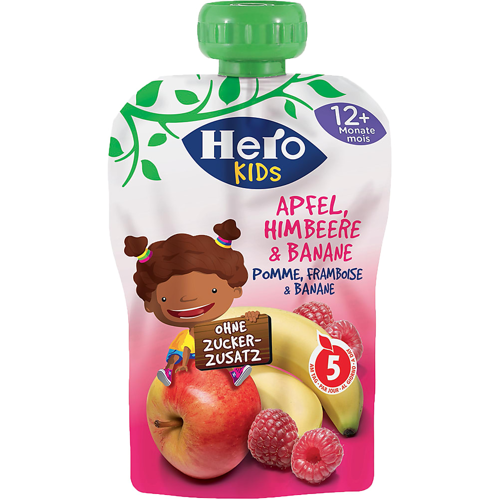 Buy Hero Kids 12M+ · Squeeze bag fruit puree Little Smoothie ...