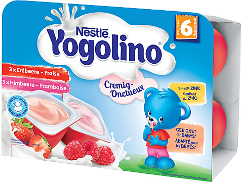 Achat Nestle Yogolino Dessert Lacte Pour Bebe Fraise Framboise Migros Online