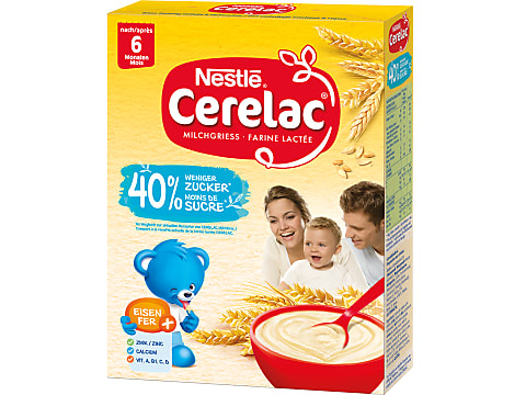 Achat Nestle Cerelac Farine Lactee Repas A Base De Cereales Et De Lait Apres 6 Mois Migros Online