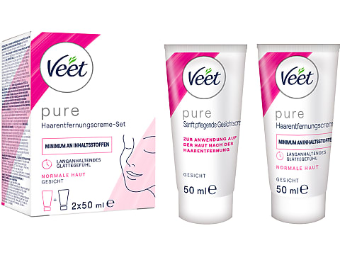 Buy Veet Pure · Facial hair removal kit · Normal skin • Migros Online