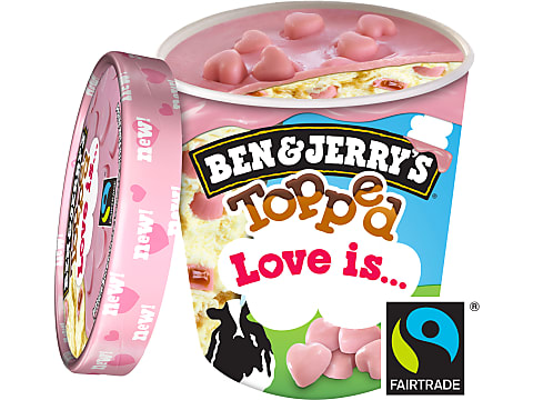 Kaufen Ben & Jerry's Topped · mit pinkfarbenen Drops · Love is •